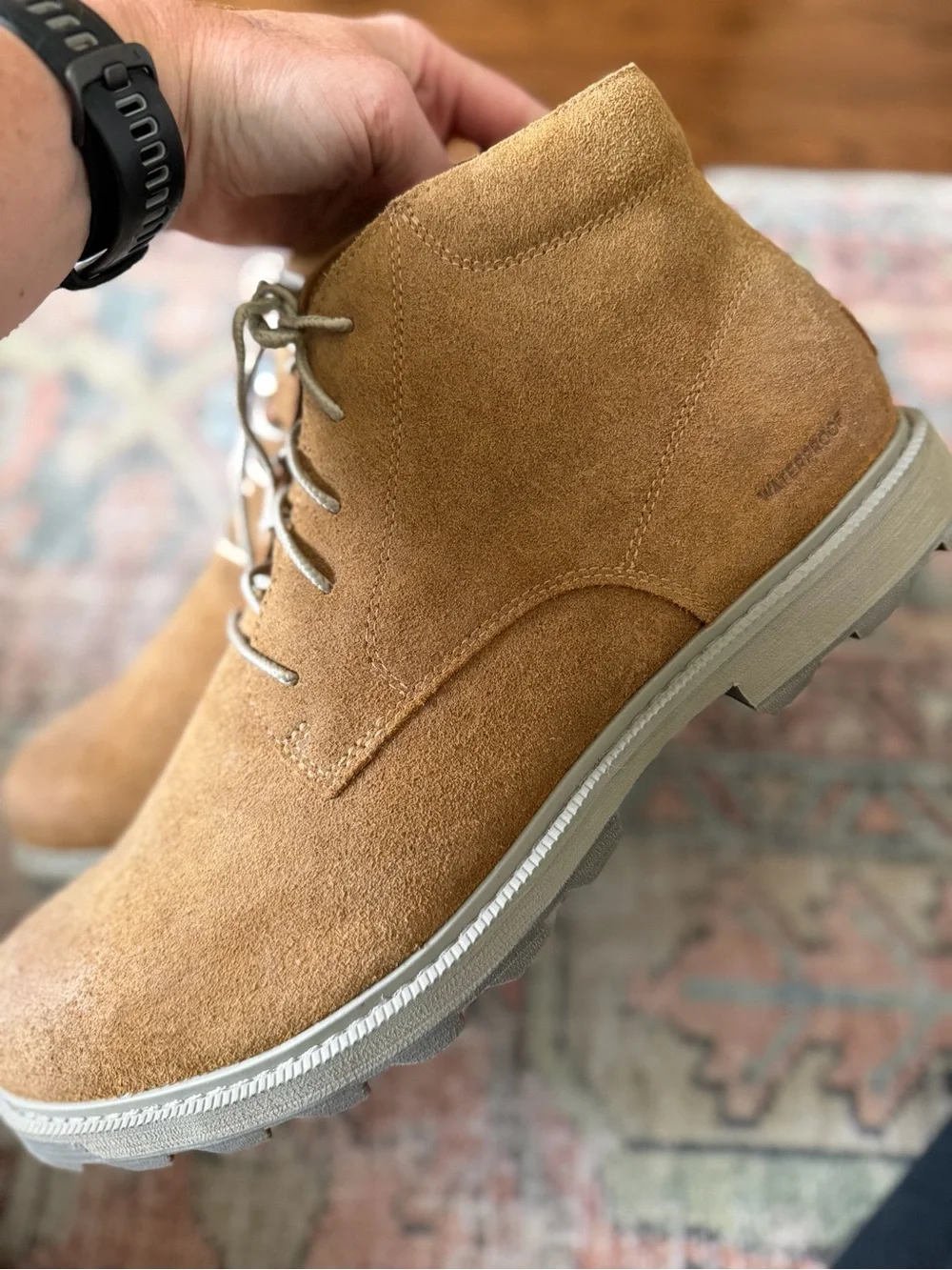 Sorel Madson II Waterproof Chukka Boots Men’s Size 12 NWT Suede Tobacco Casual